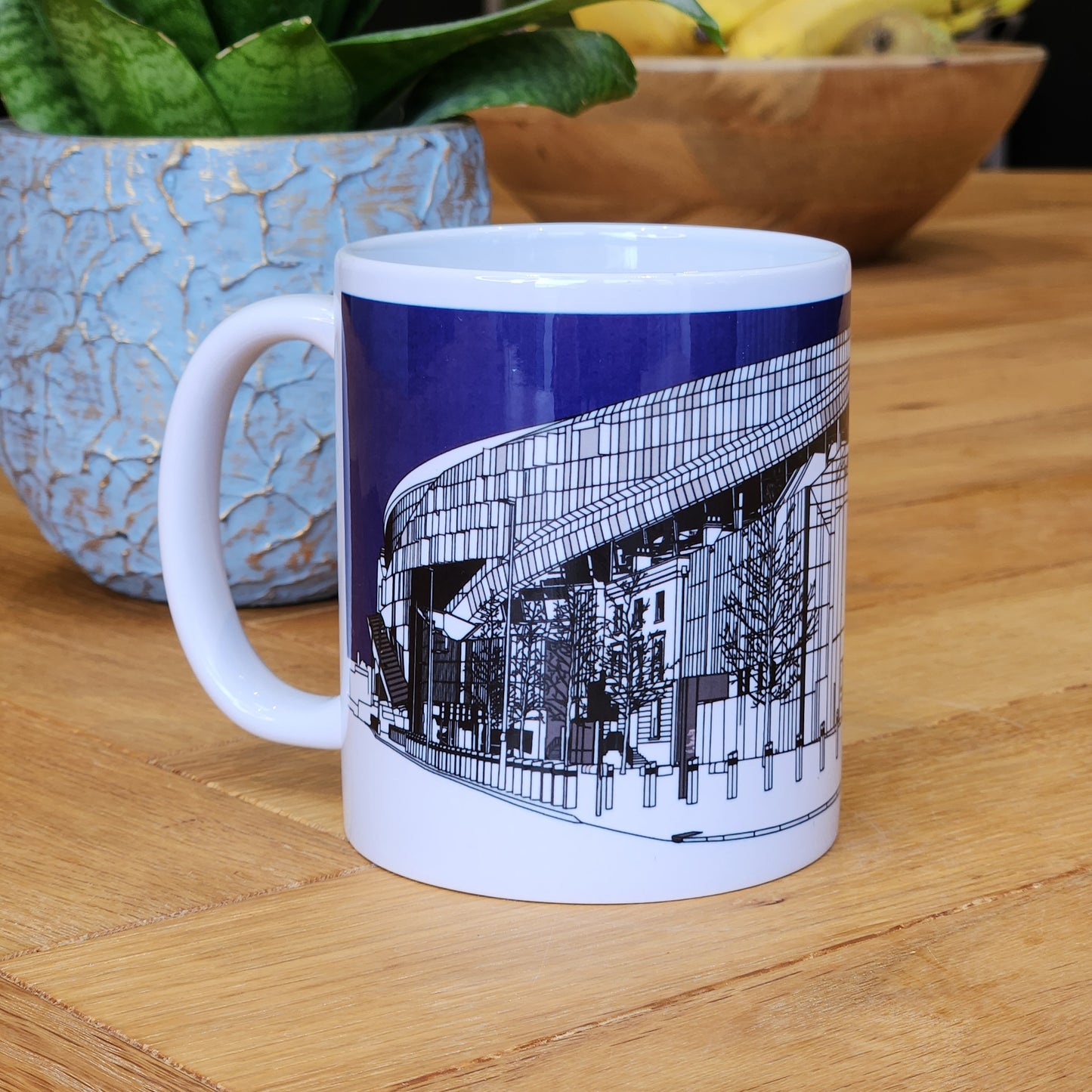 Tottenham Hotspur Stadium Illustrated Mug