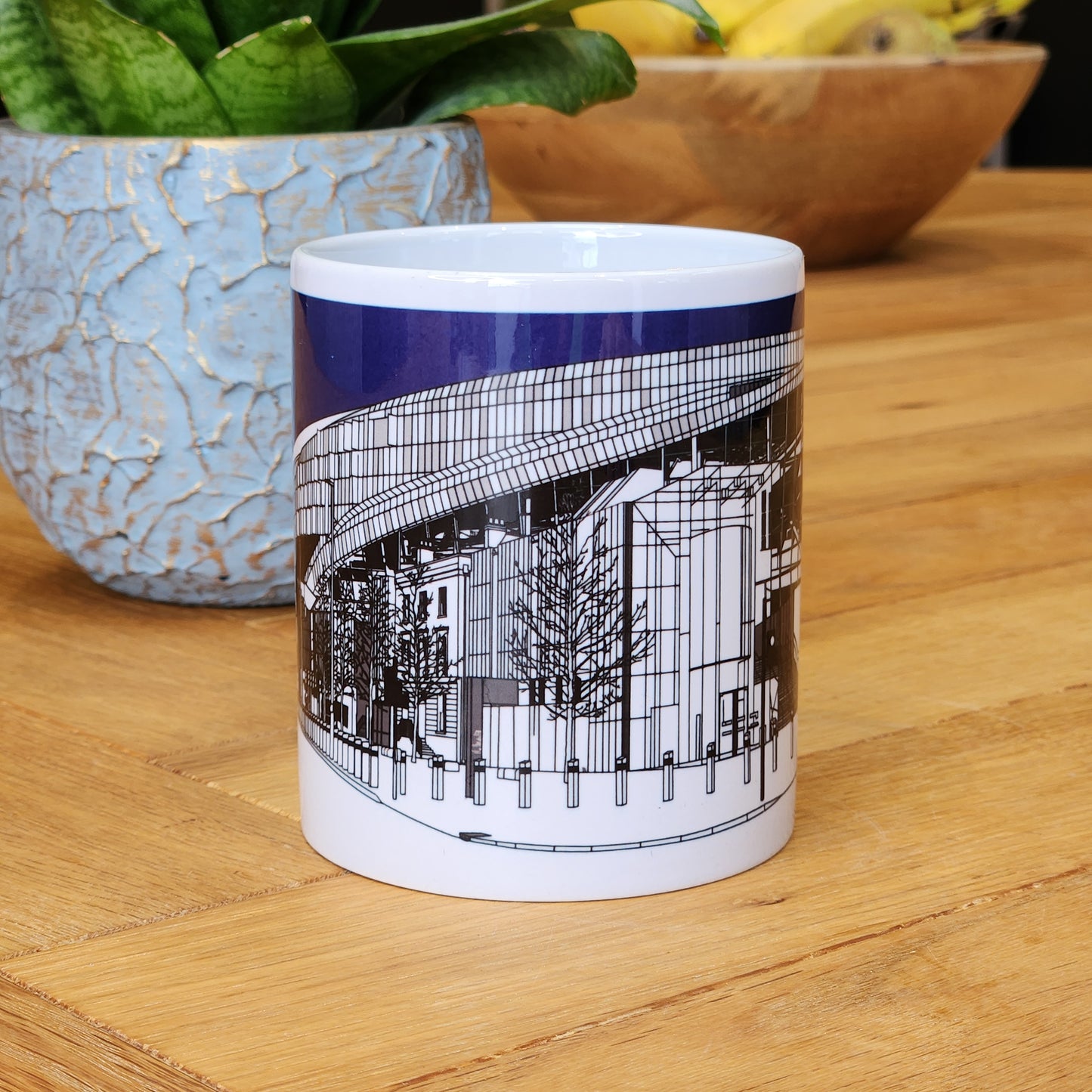 Tottenham Hotspur Stadium Illustrated Mug