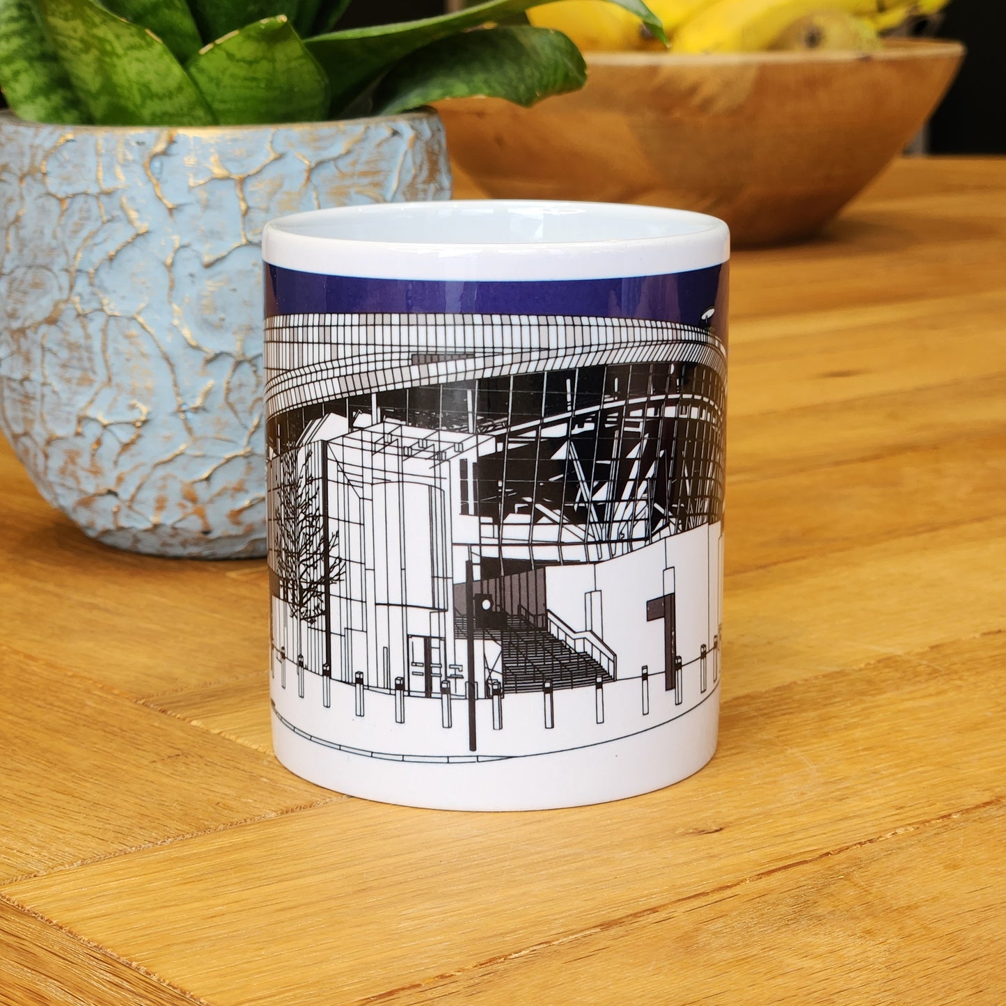 Tottenham Hotspur Stadium Illustrated Mug