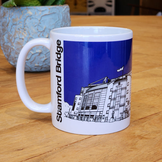 Chelsea FC Stamford Bridge Illustrated Mug