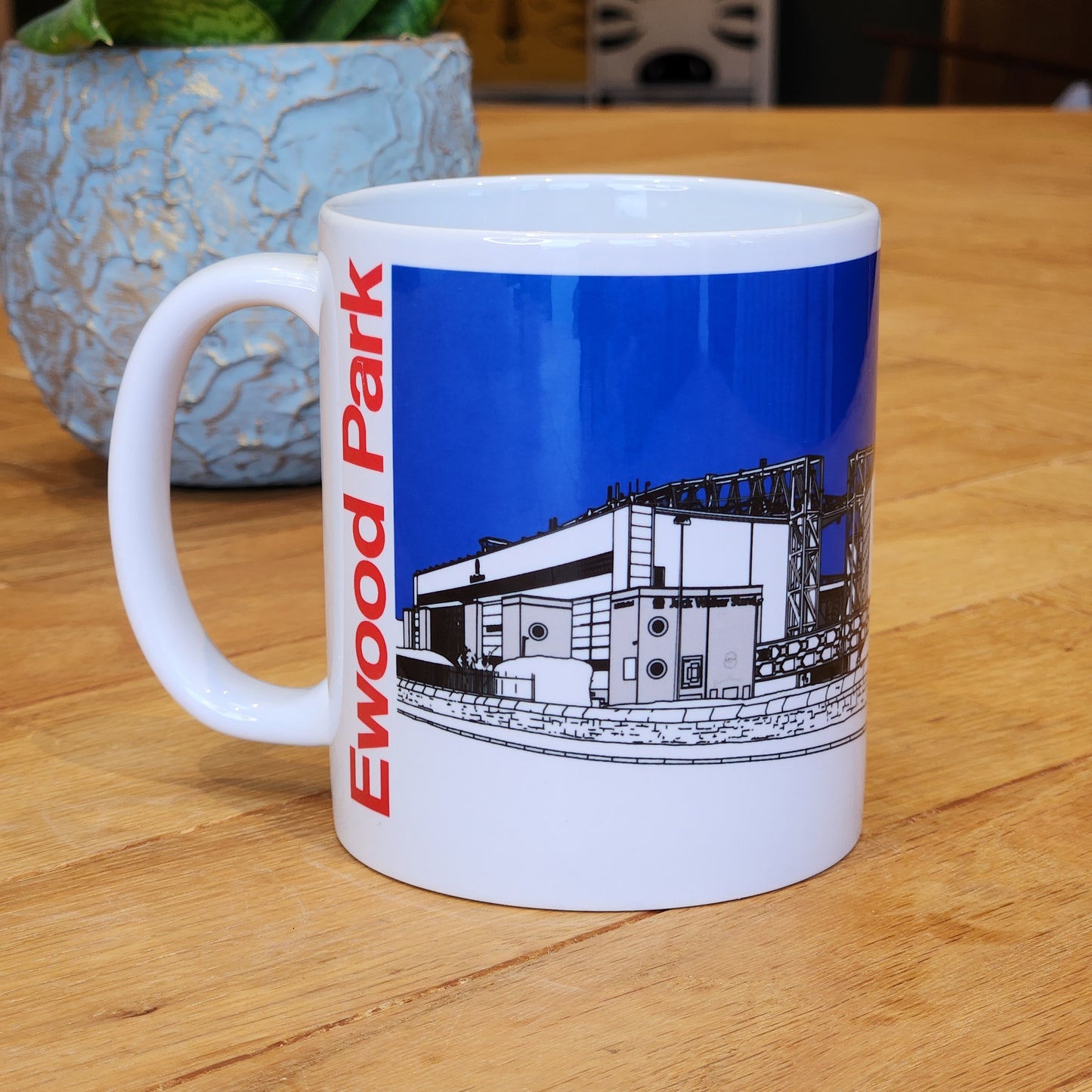 Blackburn Rovers FC Ewood Park Illustrated Mug