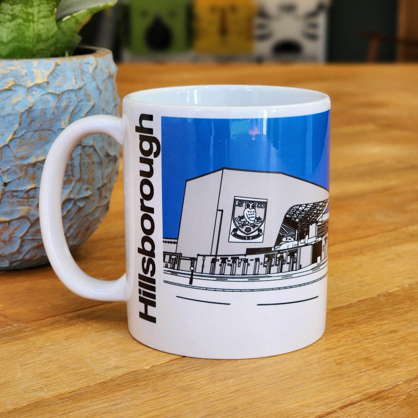 Sheffield Wednesday FC, Hillsborough Stadium Illustrated Mug