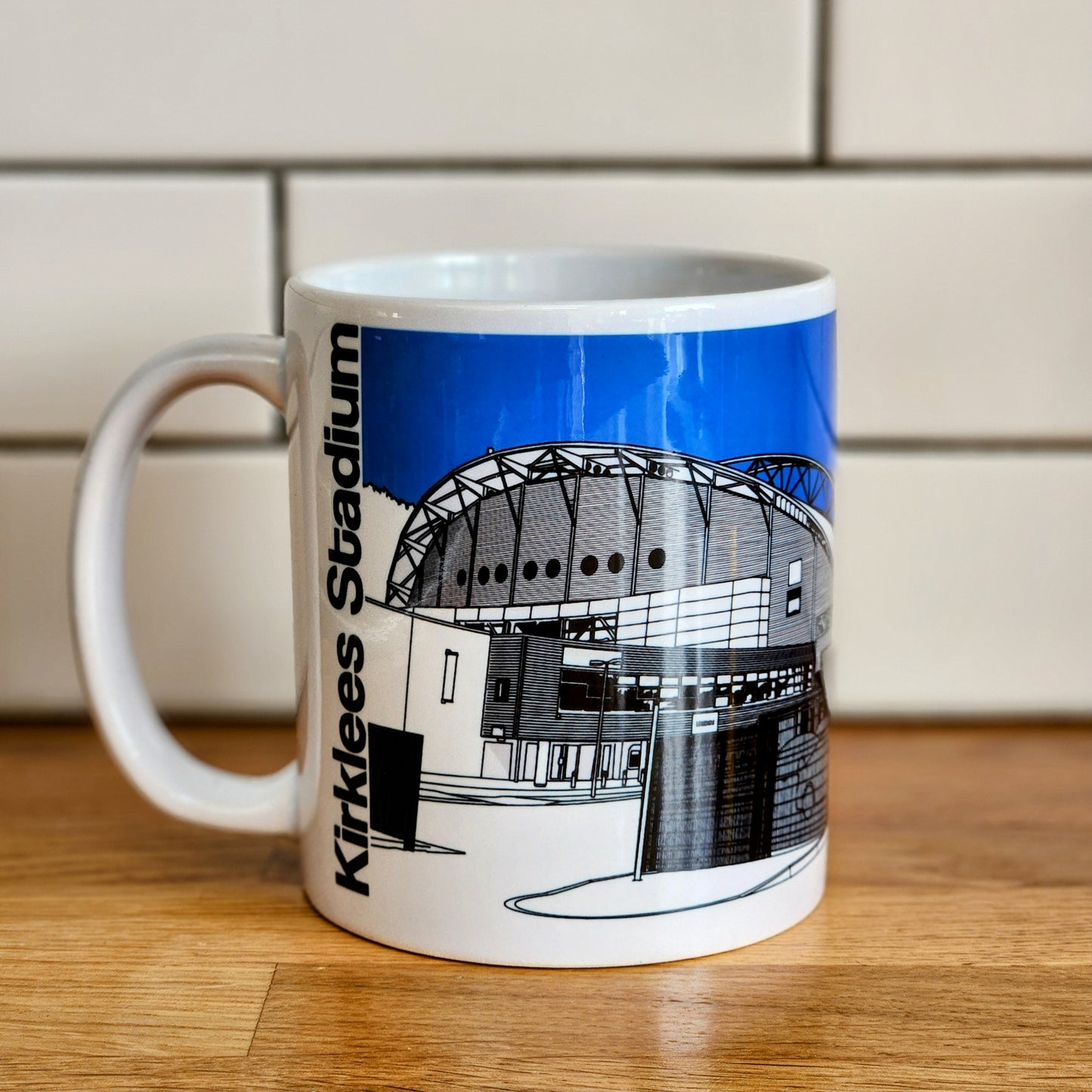 Huddersfield Town, Kirklees Stadium AKA John Smith's Stadium Illustrated Mug