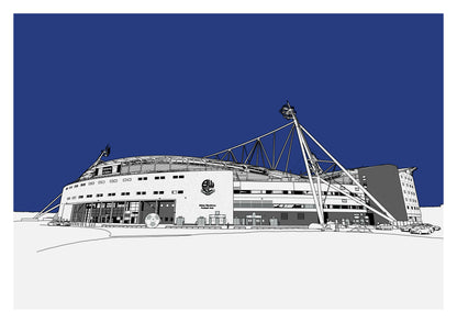 Bolton Wanderers Art Print of University of Bolton Stadium