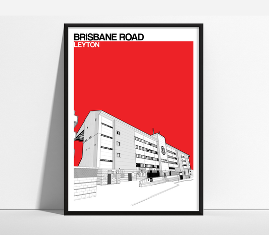 Leyton Orient F.C. Brisbane Road Stadium Art Print