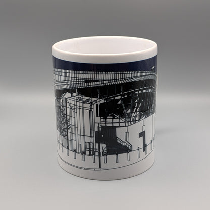 Tottenham Hotspur Stadium Illustrated Mug (Second)