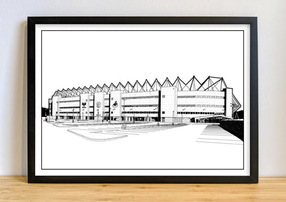 Swansea City Swansea.com Stadium Art Print