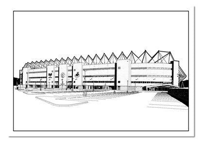 Swansea City Swansea.com Stadium Art Print