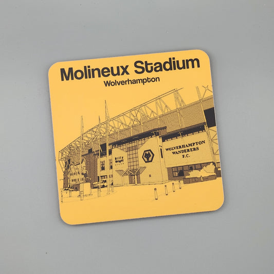 Wolverhampton Wanderers F.C coaster of Molineux Stadium