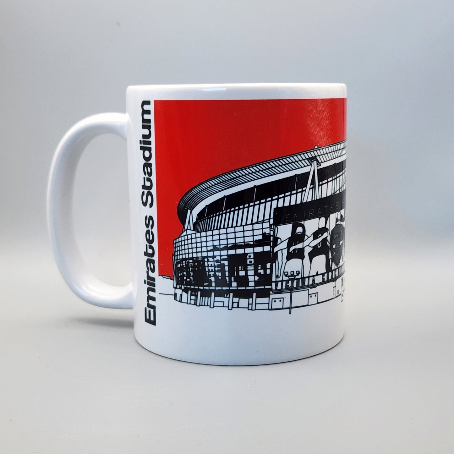 Arsenal FC Emirates Stadium Illustrated Mug