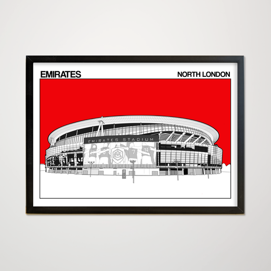 Arsenal FC Art Print of Emirates Stadium