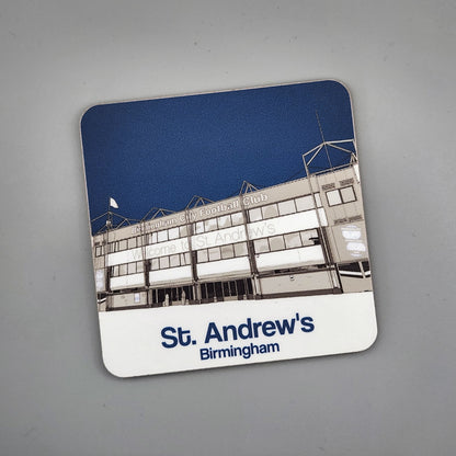Birmingham City FC coaster of St. Andrew's Stadium