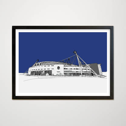 Bolton Wanderers Art Print of University of Bolton Stadium