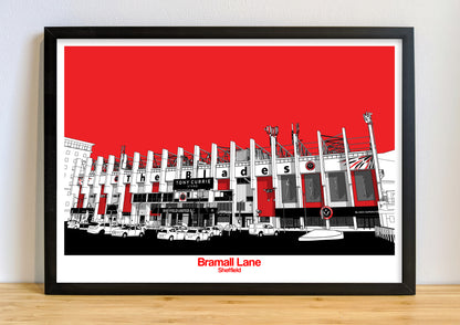 Sheffield United Football Club, Bramall Lane Posters (end of line)