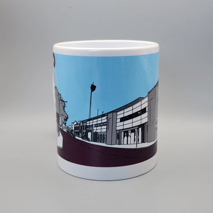 Burnley FC Turf Moor Illustrated Mug