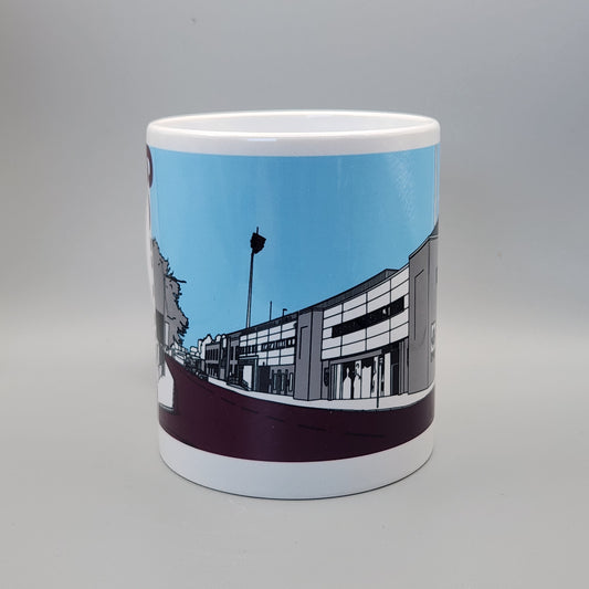 Burnley FC Turf Moor Illustrated Mug