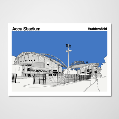 Huddersfield Town Art Print of Accu Stadium