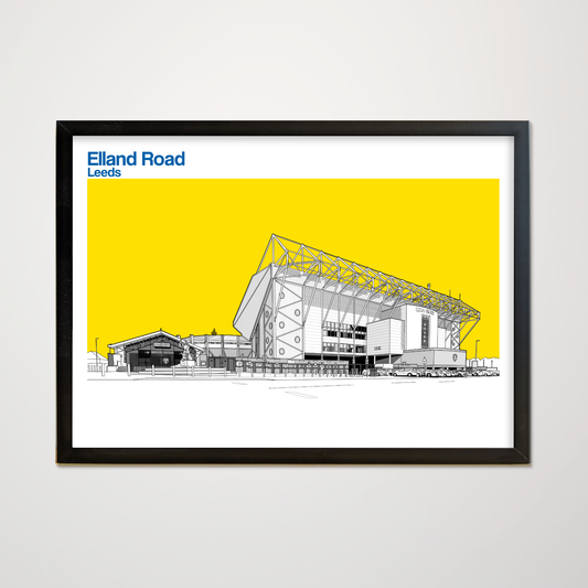 Leeds United, Elland Road Art Print