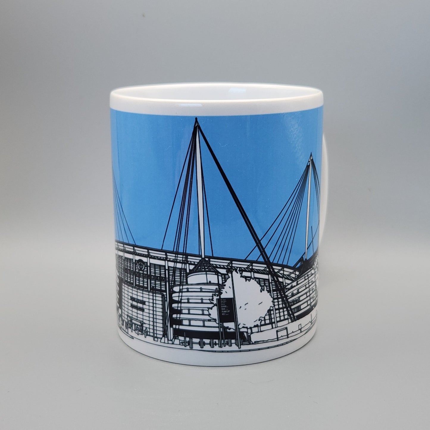 Manchester City FC, Etihad Stadium Illustrated Mug