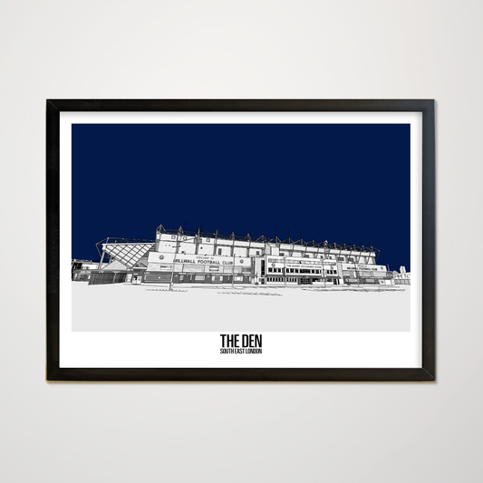 Millwall FC Art Print of The Den