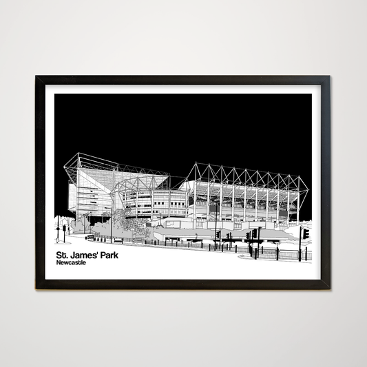 Newcastle United St. James' Park Art Print