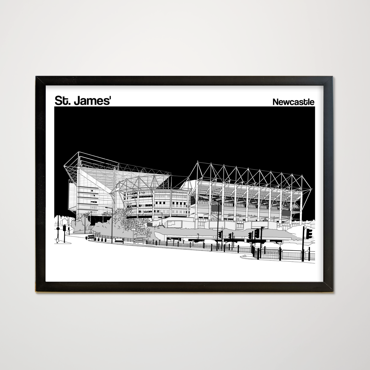 Newcastle United St. James' Park Prints