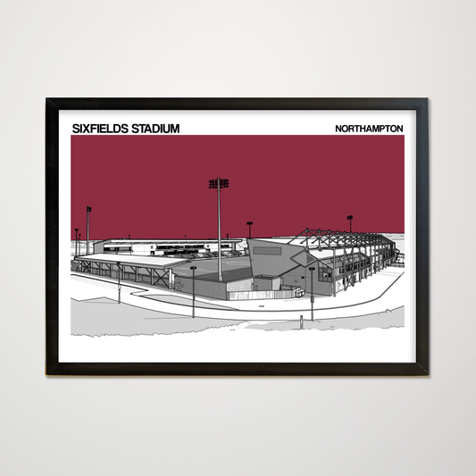 Northampton Town fc Sixfields Poster