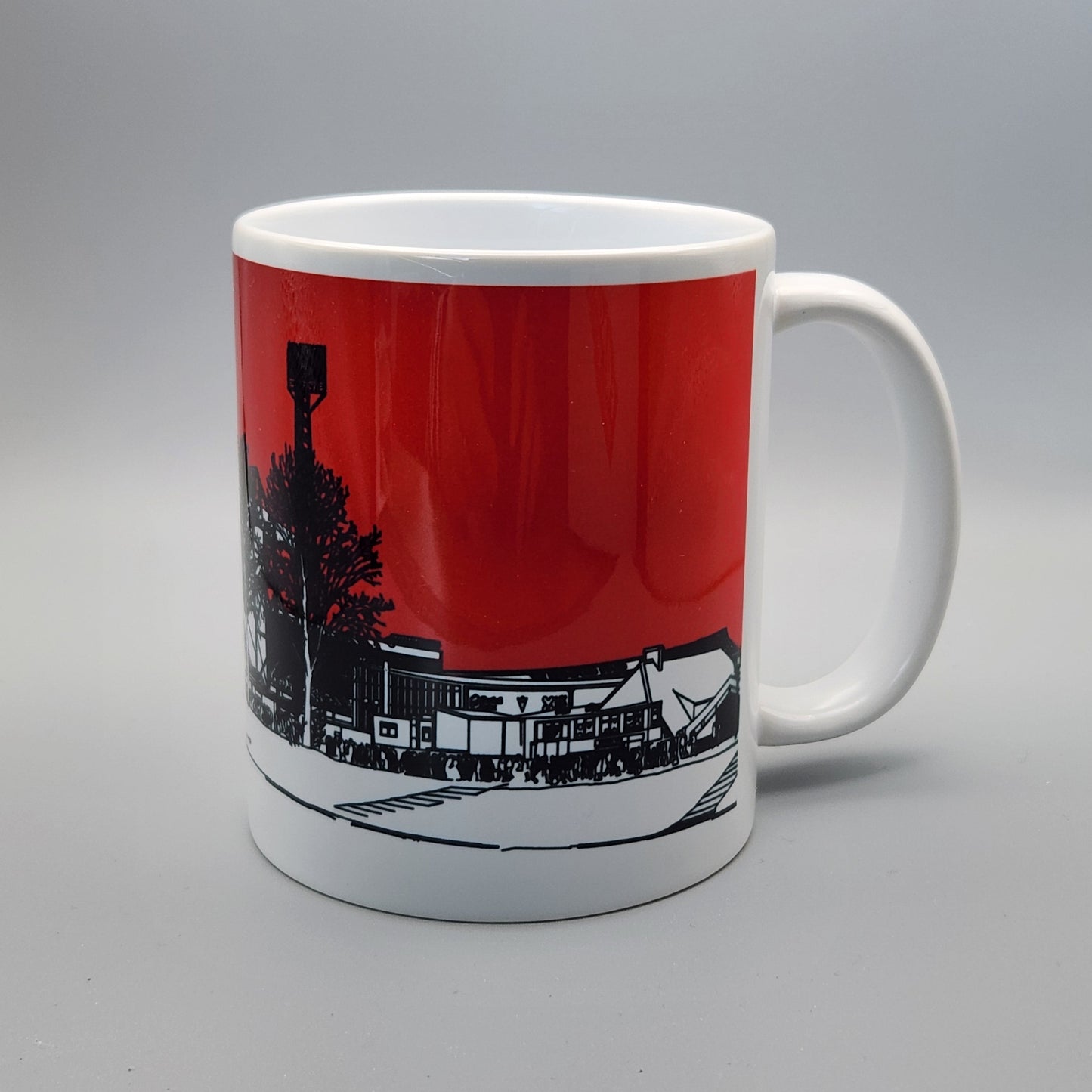 Nottingham, City Ground Forest Illustrated Mug