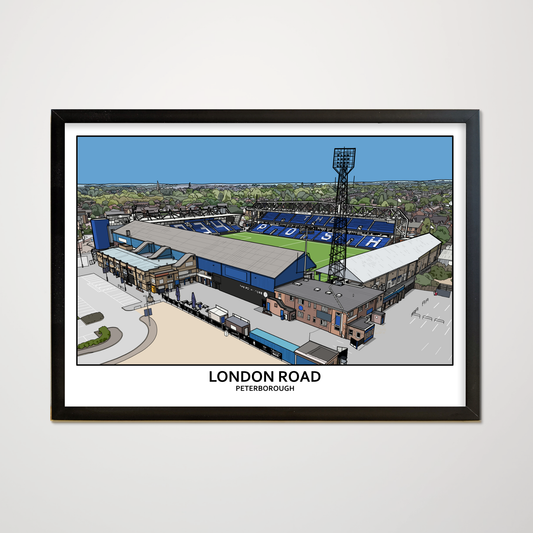 Peterborough United FC London Road Stadium Art Print