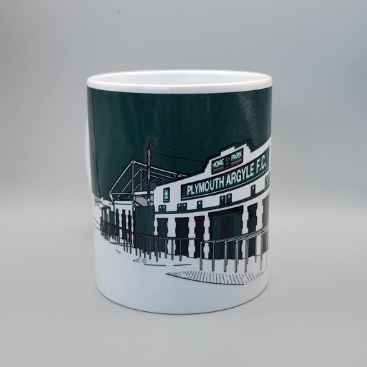 Plymouth Argyle Home Park Illustrated Mug