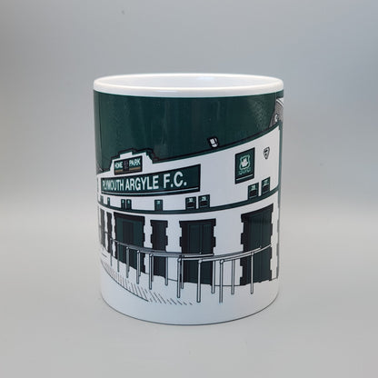 Plymouth Argyle Home Park Illustrated Mug