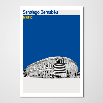 Real Madrid Santiago Bernabéu Art Print