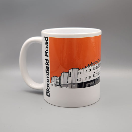 Blackpool FC Bloomfield Road Illustrated Mug