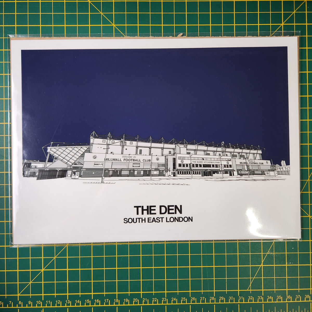 Millwall FC Art Print of The Den (end of line)