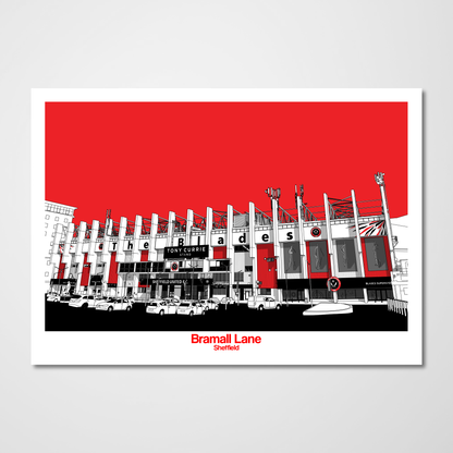 Sheffield United Football Club, Bramall Lane Posters (end of line)