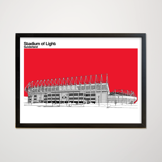 Sunderland AFC, Stadium of Light Art Print