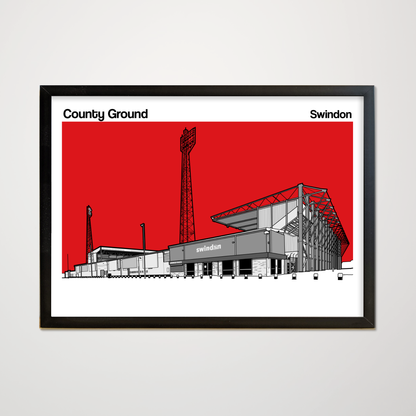 Swindon Town FC Prints of the County Ground