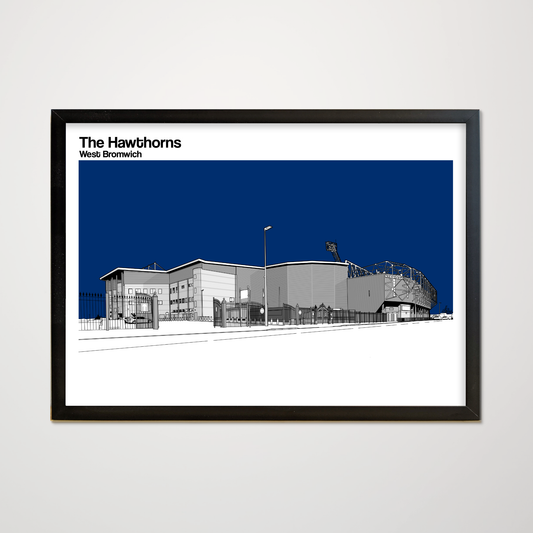 West Bromwich Albion art print of the The Hawthorns