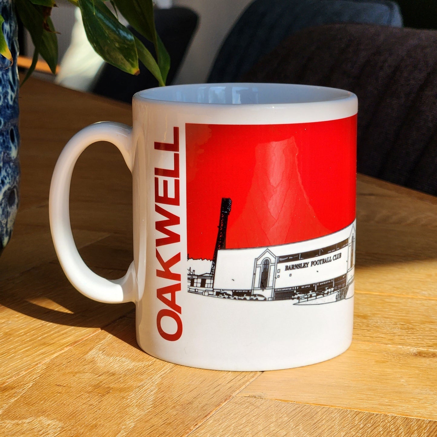 Barnsley FC Oakwell Stadium Illustrated Mug