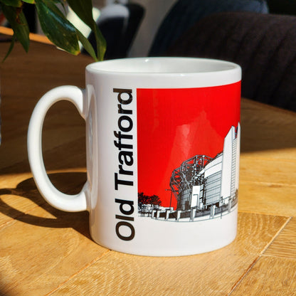 Manchester United Mug, Old Trafford illustrated Mug