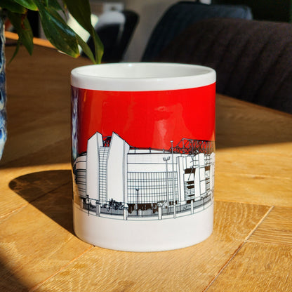 Manchester United Mug, Old Trafford illustrated Mug