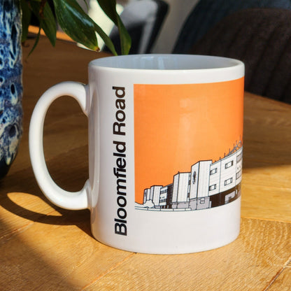 Blackpool FC Bloomfield Road Illustrated Mug