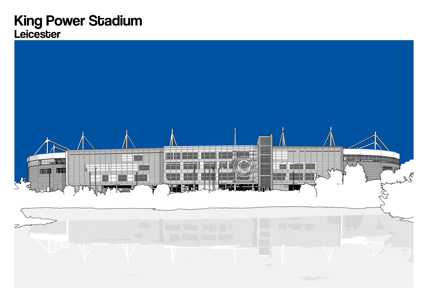 Leicester City FC Art Print of King Power Stadium