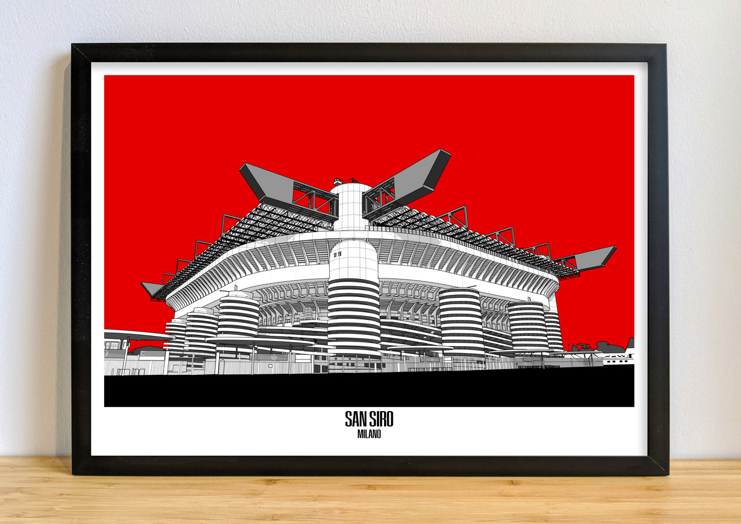 AC Milan,  San Siro Stadium Art print