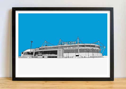 Coventry City FC Art Print of Ricoh Arena ( Coventry Building Society Arena)