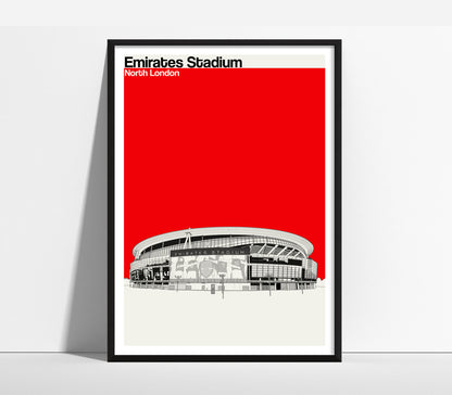 Arsenal FC Art Print of Emirates Stadium