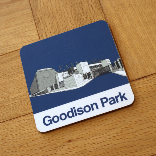 Everton FC coaster of Goodison Park