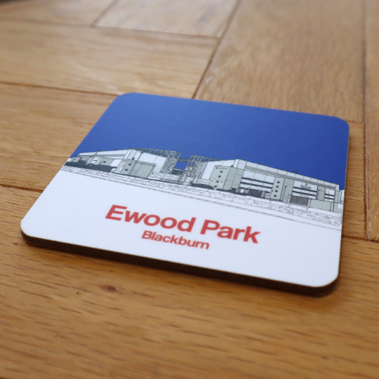 Blackburn Rovers FC coaster of Ewood Park