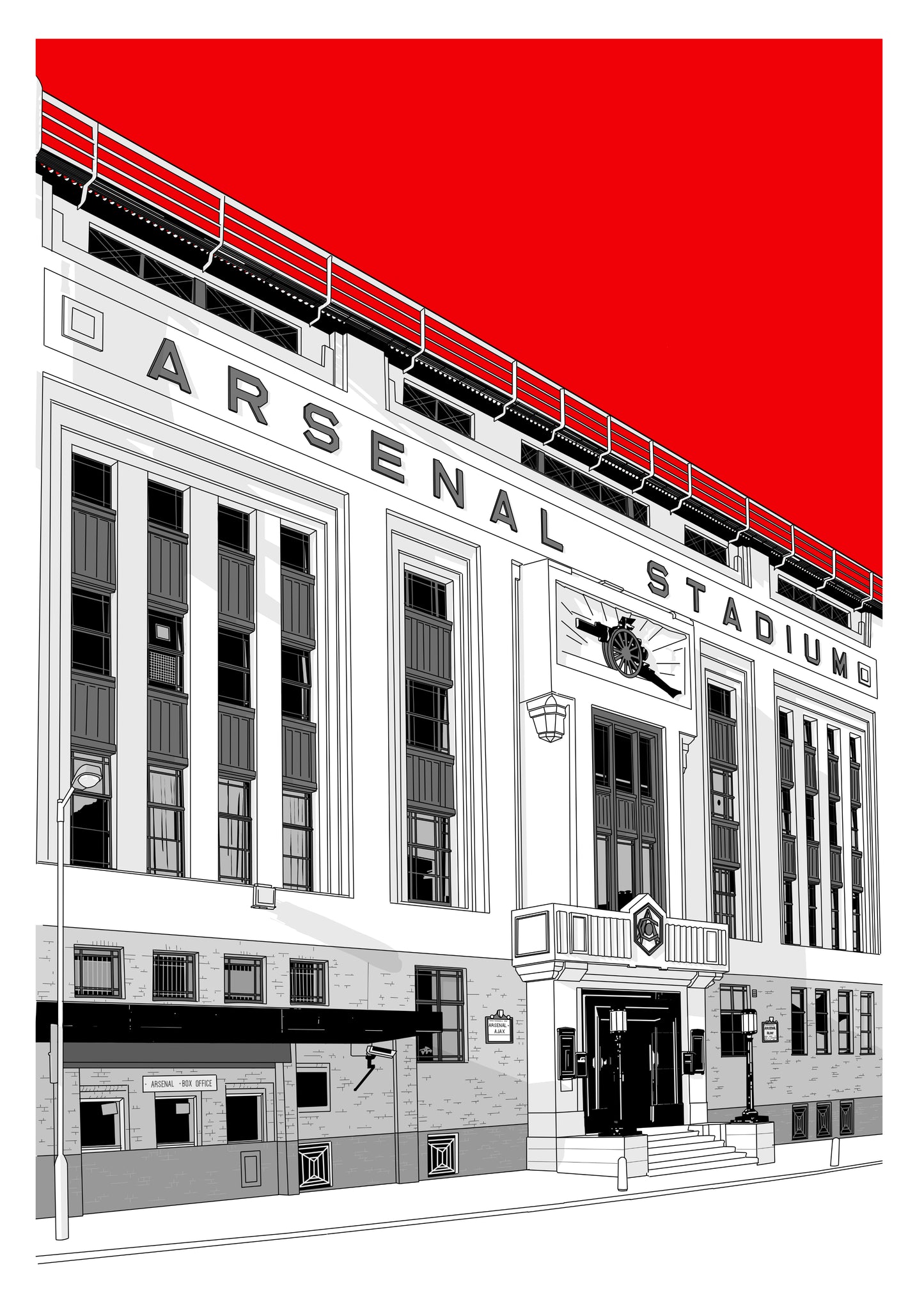 Arsenal FC Art Print of Highbury
