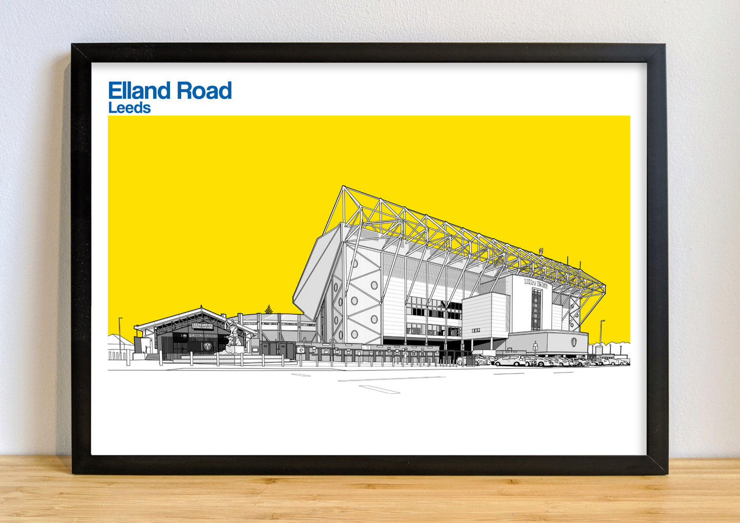 Leeds United, Elland Road Art Print